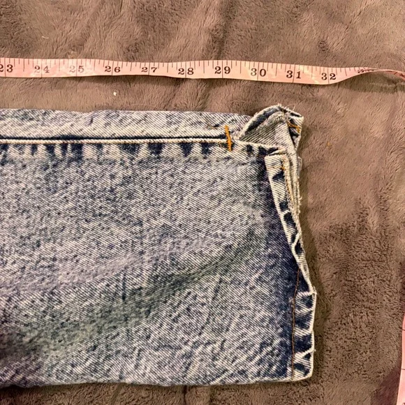 Action West Acid Wash Jeans Women Size 2/11 100% Cotton Distressed Denim - Picture 9 of 10